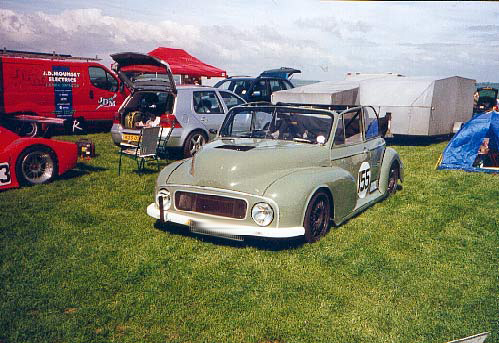 My car in the padock.